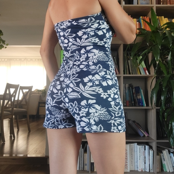 Vintage Tropical Romper | Size S - Picture 2 of 5